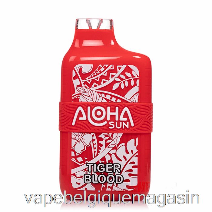Vape Juice Aloha Sun 7000 Sang De Tigre Jetable